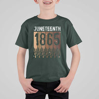 Juneteenth 1865 T Shirt For Kid June 19th Celebrating Black Freedom Melanin