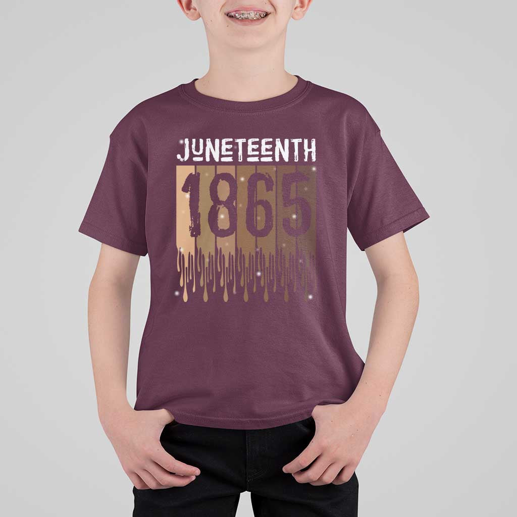 Juneteenth 1865 T Shirt For Kid June 19th Celebrating Black Freedom Melanin