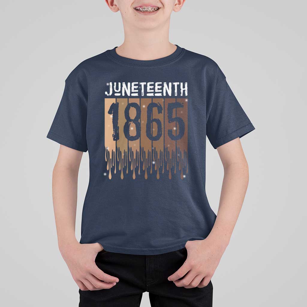 Juneteenth 1865 T Shirt For Kid June 19th Celebrating Black Freedom Melanin