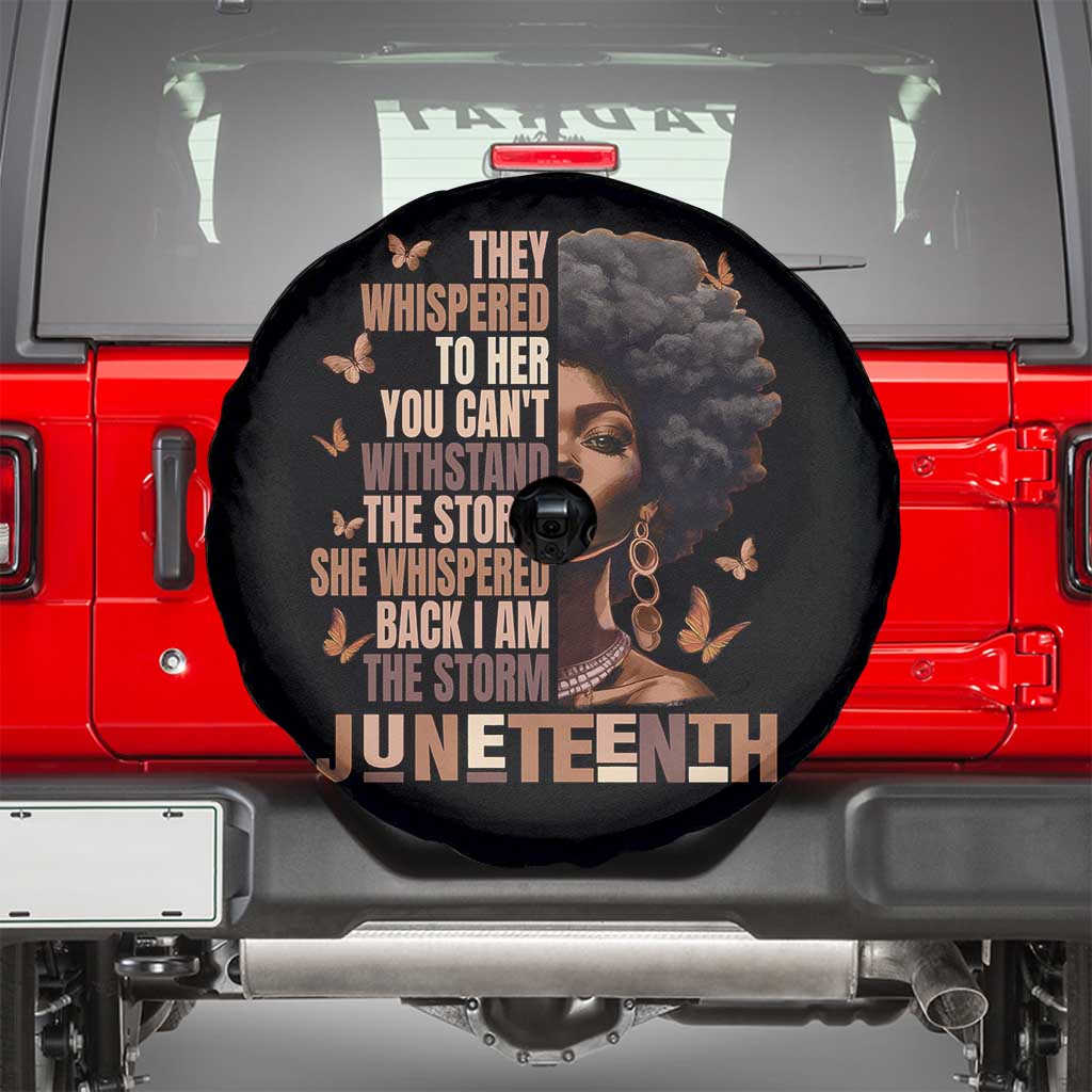 I'm The Storm Black Women Spare Tire Cover Juneteenth Black History Melanin