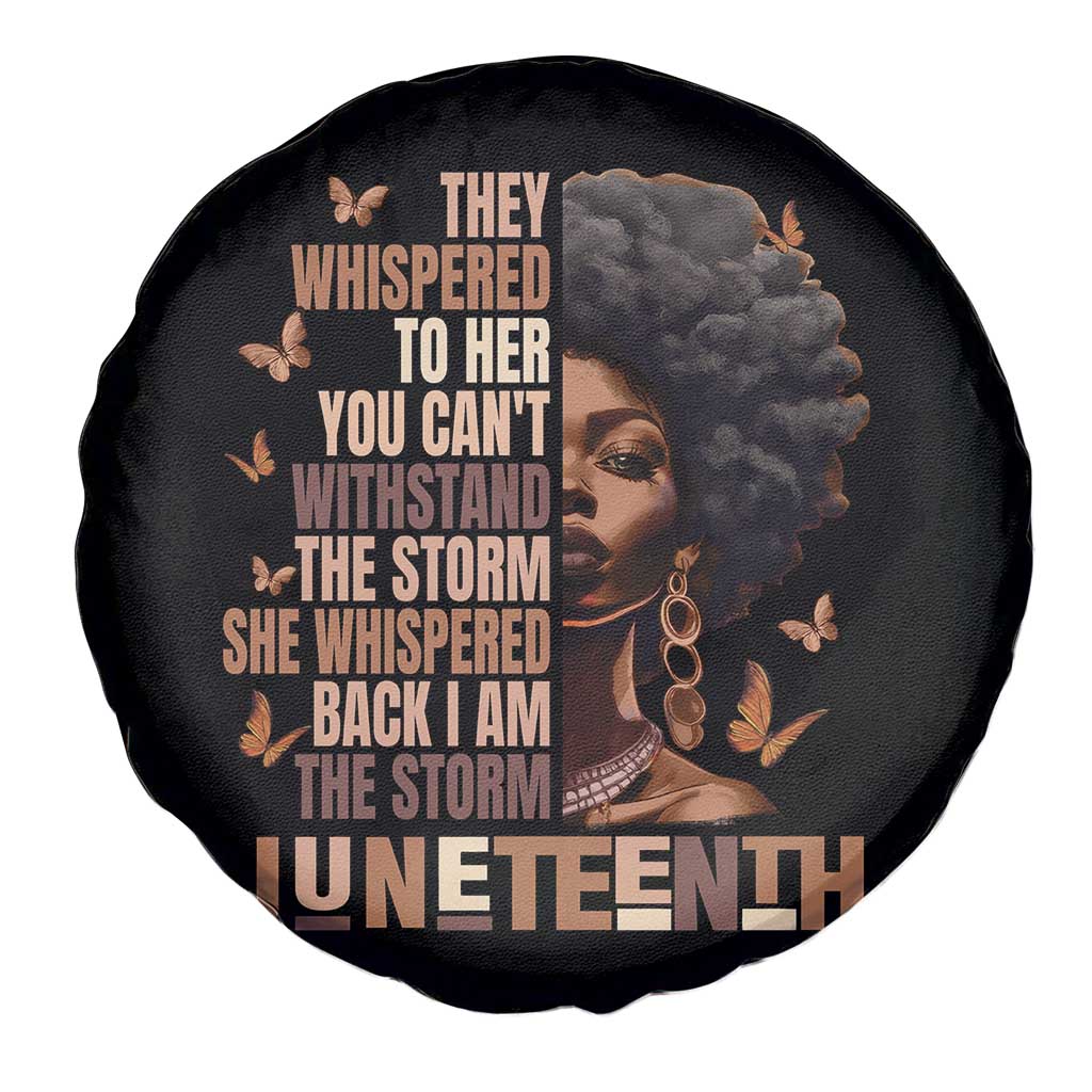 I'm The Storm Black Women Spare Tire Cover Juneteenth Black History Melanin