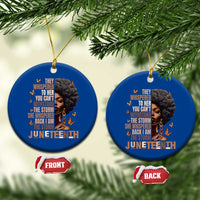 I'm The Storm Black Women Ceramic Ornament Juneteenth Black History Melanin - Wonder Print Shop