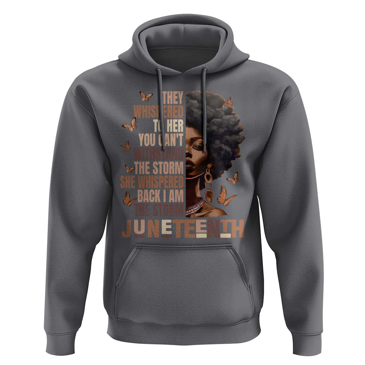 I'm The Storm Black Women Hoodie Juneteenth Black History Melanin