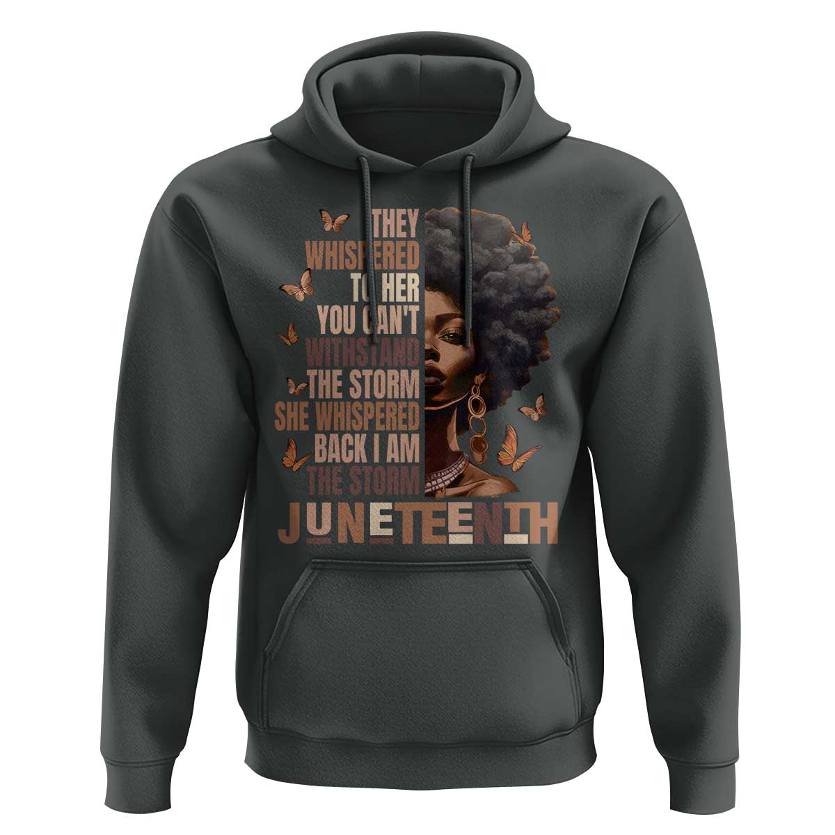 I'm The Storm Black Women Hoodie Juneteenth Black History Melanin