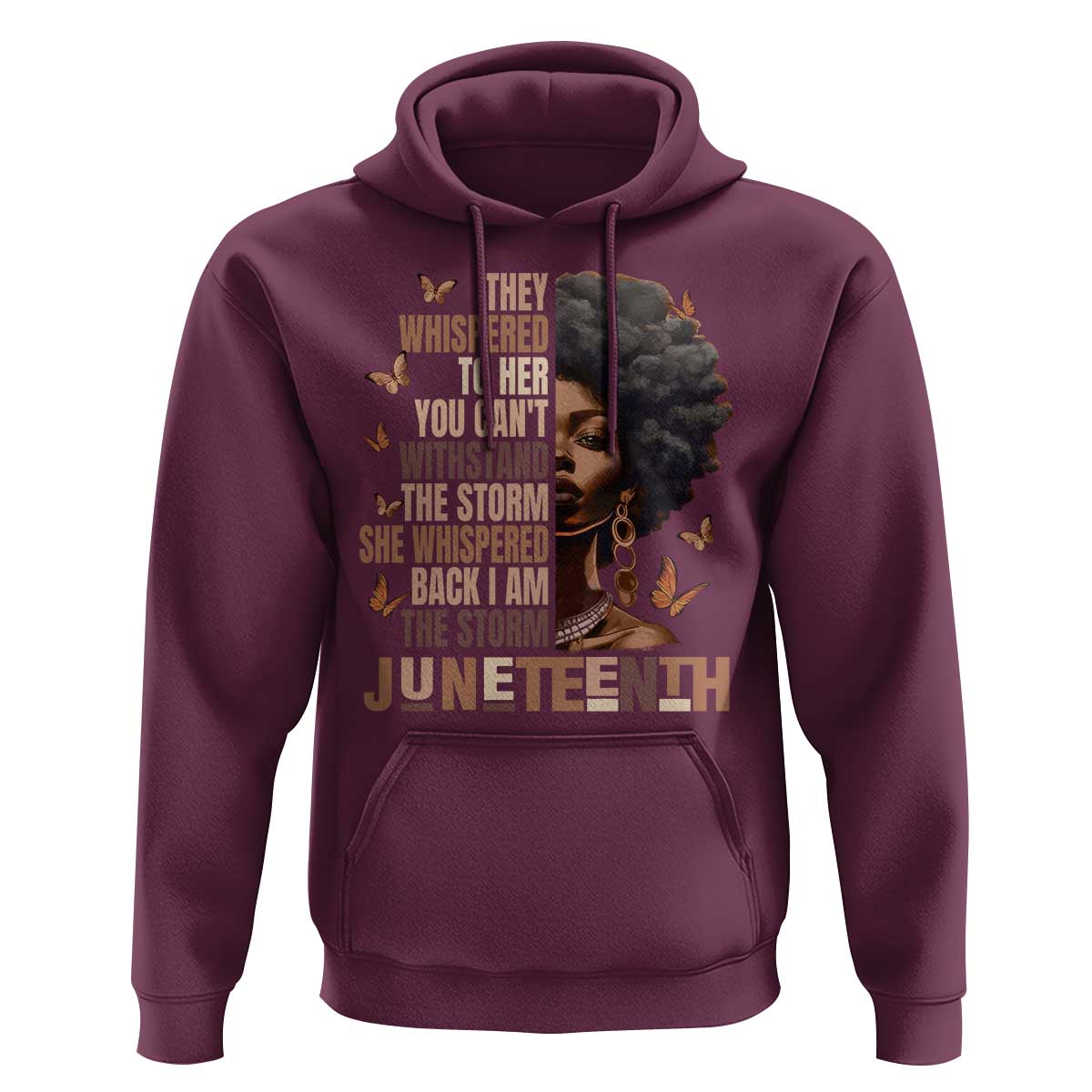 I'm The Storm Black Women Hoodie Juneteenth Black History Melanin