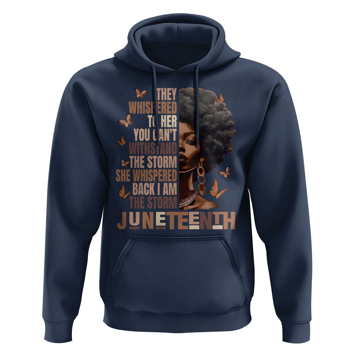 I'm The Storm Black Women Hoodie Juneteenth Black History Melanin
