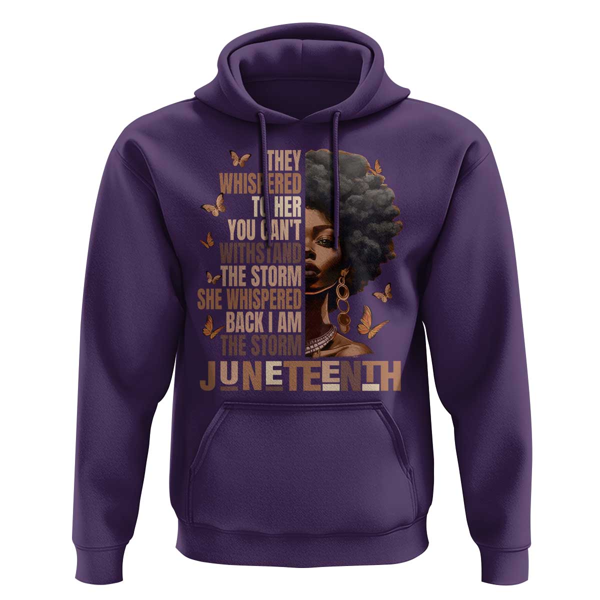 I'm The Storm Black Women Hoodie Juneteenth Black History Melanin