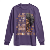 I'm The Storm Black Women Long Sleeve Shirt Juneteenth Black History Melanin