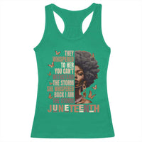 I'm The Storm Black Women Racerback Tank Top Juneteenth Black History Melanin