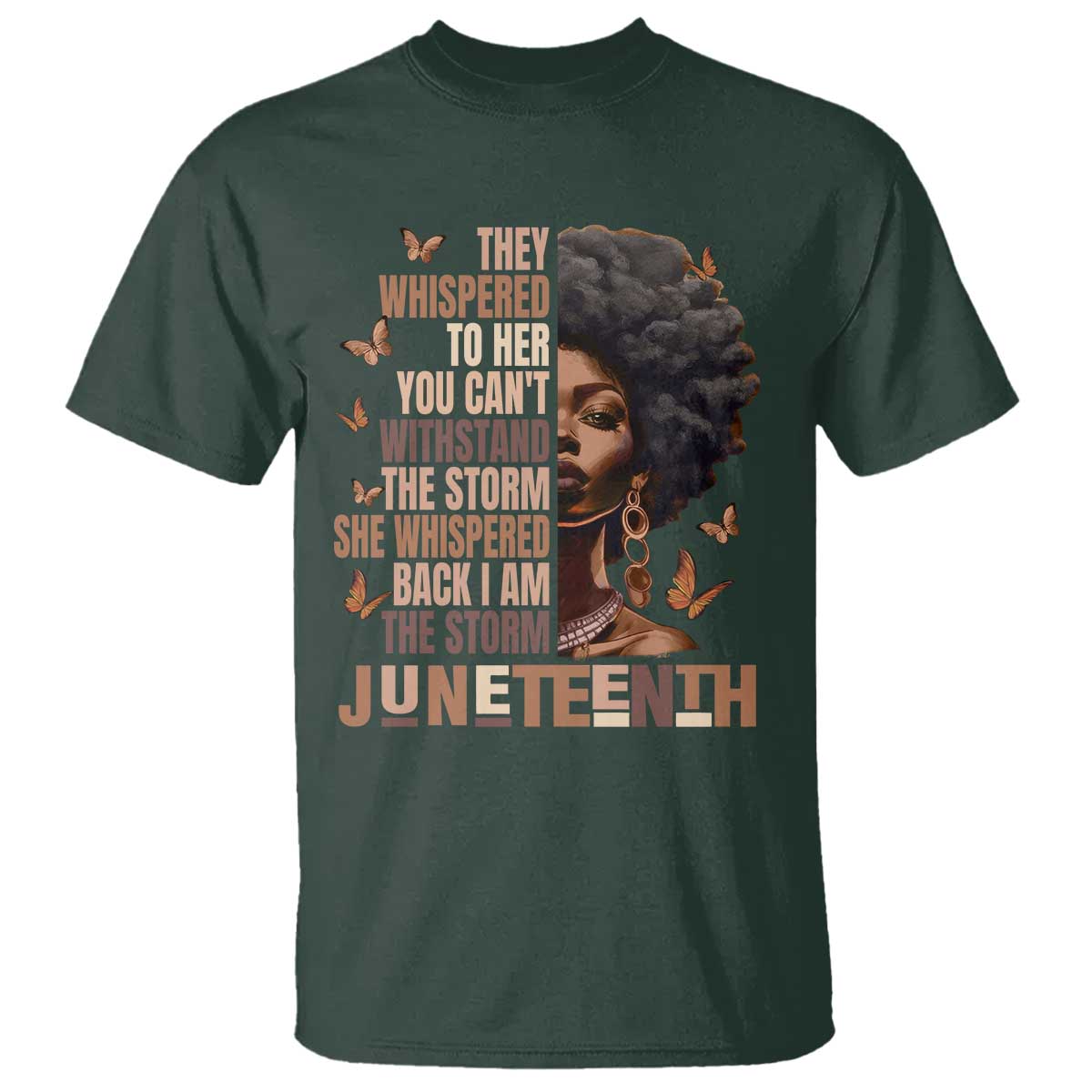 I'm The Storm Black Women T Shirt Juneteenth Black History Melanin