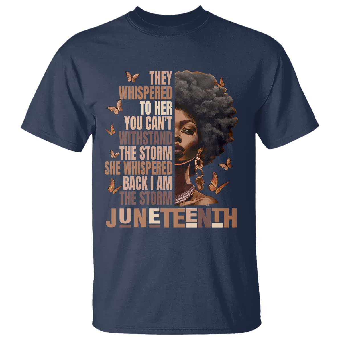 I'm The Storm Black Women T Shirt Juneteenth Black History Melanin
