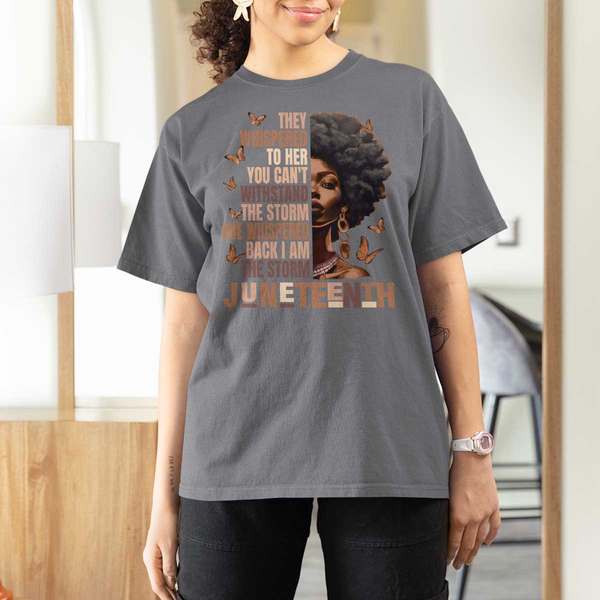 I'm The Storm Black Women T Shirt For Women Juneteenth Black History Melanin
