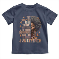 I'm The Storm Black Women Toddler T Shirt Juneteenth Black History Melanin