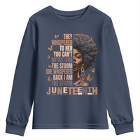 I'm The Storm Black Women Youth Sweatshirt Juneteenth Black History Melanin