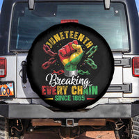 Breaking Every Chain Since 1865 Juneteenth Spare Tire Cover Celebrating Black Freedom