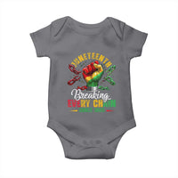 Breaking Every Chain Since 1865 Juneteenth Baby Onesie Celebrating Black Freedom