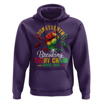 Breaking Every Chain Since 1865 Juneteenth Hoodie Celebrating Black Freedom