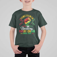Breaking Every Chain Since 1865 Juneteenth T Shirt For Kid Celebrating Black Freedom