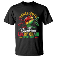 Breaking Every Chain Since 1865 Juneteenth T Shirt Celebrating Black Freedom