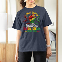 Breaking Every Chain Since 1865 Juneteenth T Shirt For Women Celebrating Black Freedom