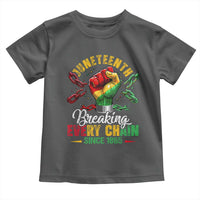 Breaking Every Chain Since 1865 Juneteenth Toddler T Shirt Celebrating Black Freedom