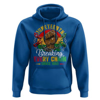Juneteenth Breaking Every Chain Since 1865 Hoodie Retro Vintage