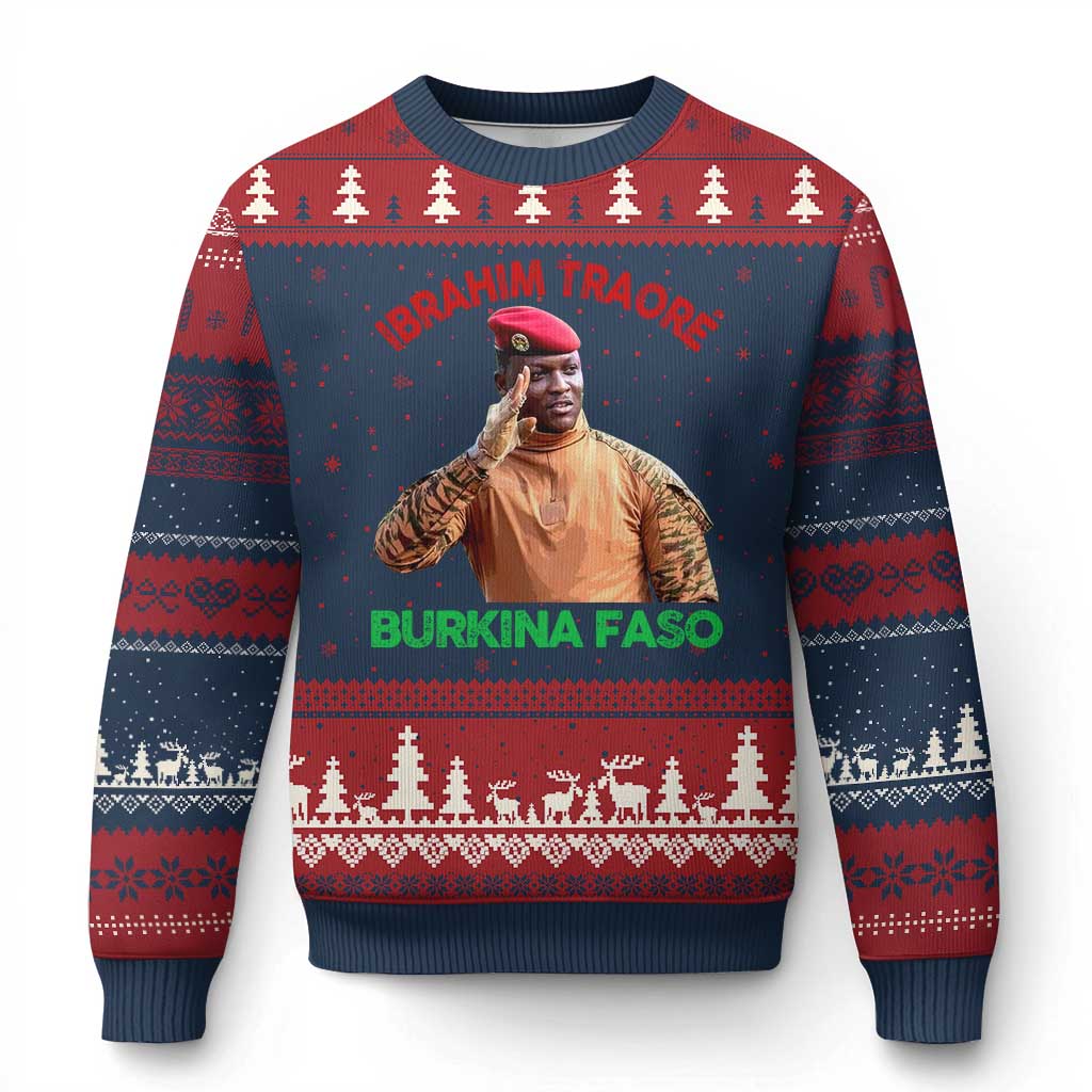 Burkina Faso Ibrahim Traoré Thomas Sankara Ugly Christmas Sweater - Wonder Print Shop