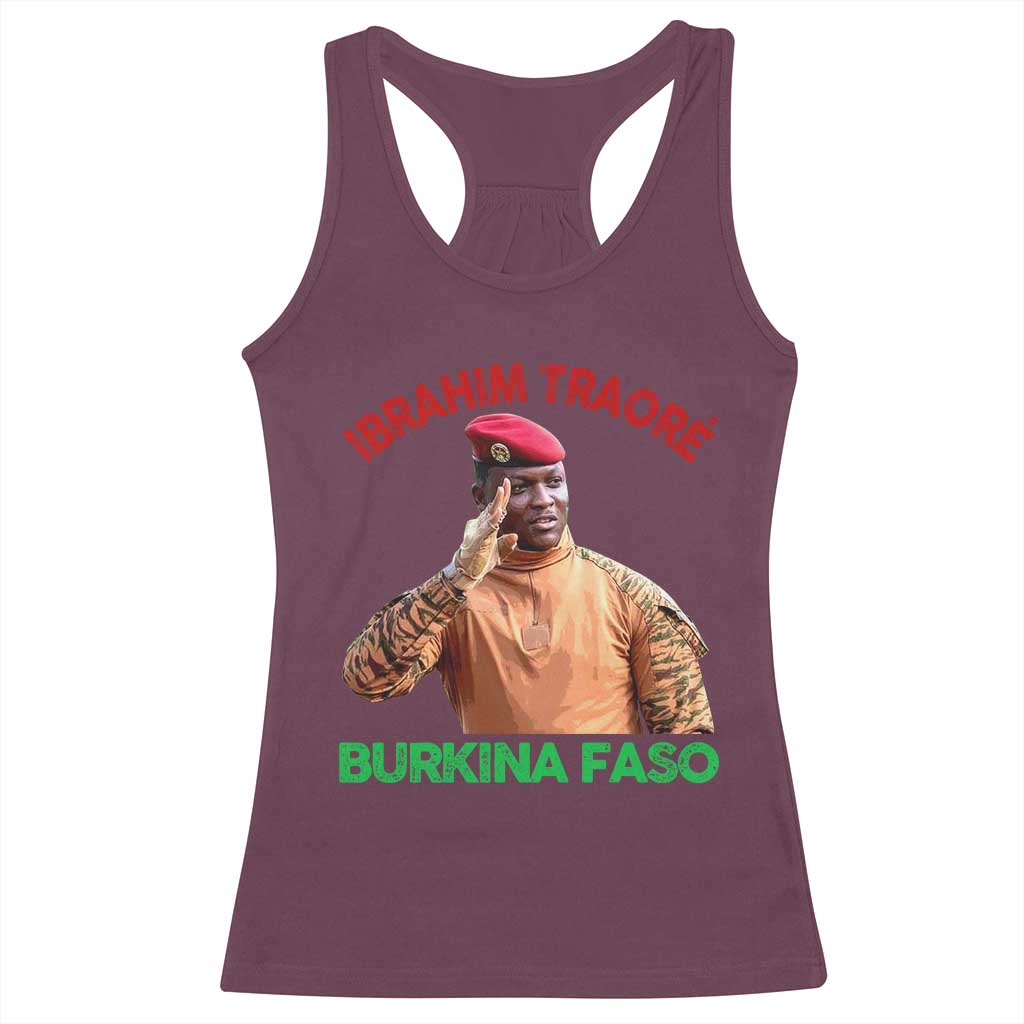 Burkina Faso Ibrahim Traoré Thomas Sankara Racerback Tank Top