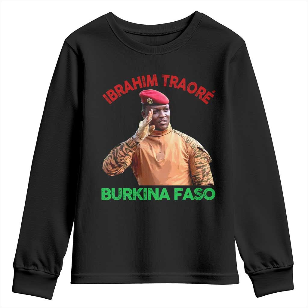 Burkina Faso Ibrahim Traoré Thomas Sankara Youth Sweatshirt