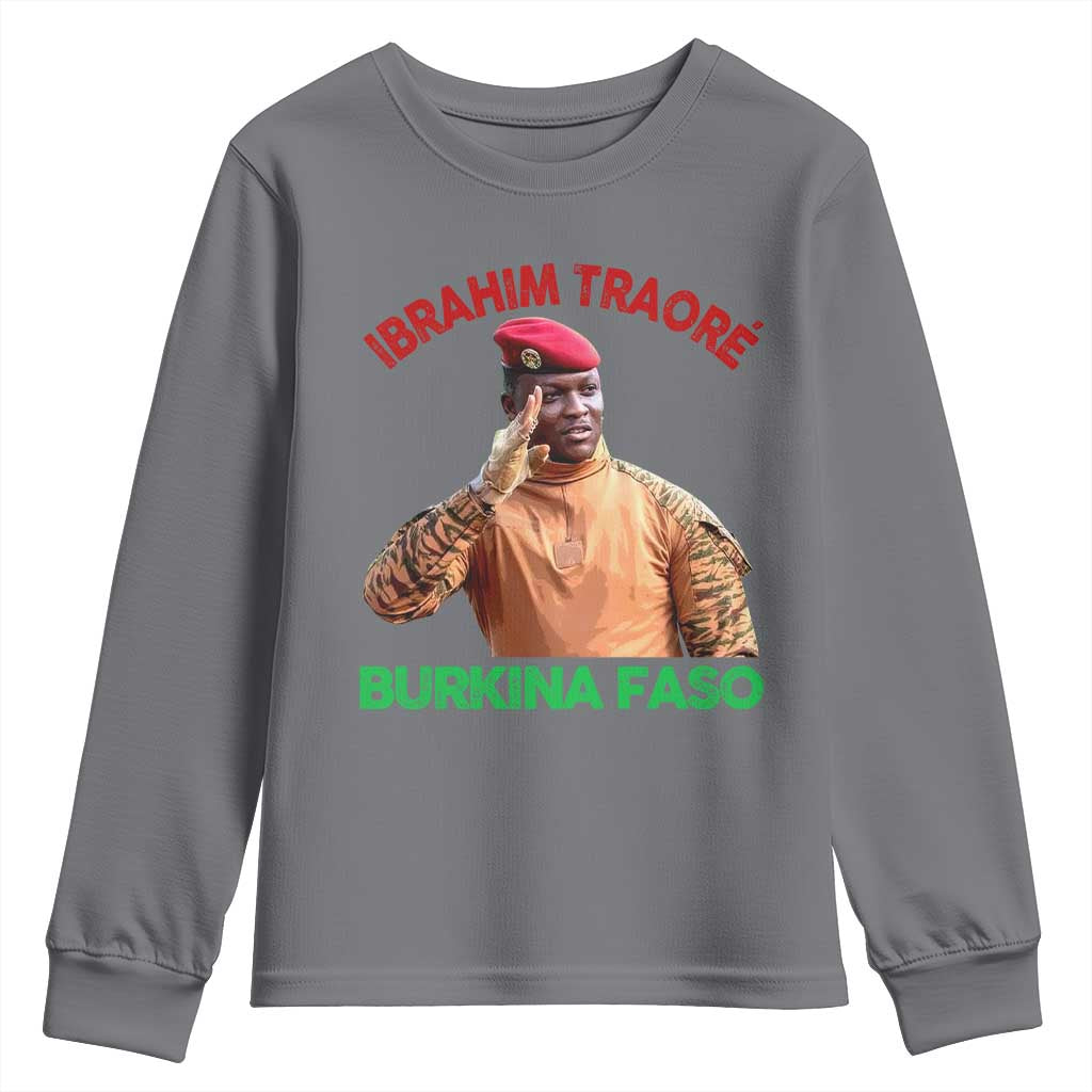 Burkina Faso Ibrahim Traoré Thomas Sankara Youth Sweatshirt