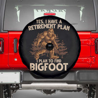 Bigfoot Retirement Plan Spare Tire Cover Funny Saying Sasquatch Research - Wonder Print Shop