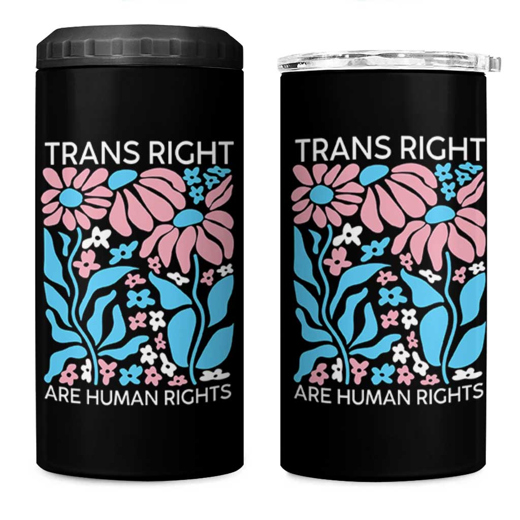 Trans Rights 4 in 1 Can Cooler Tumbler Protect Trans Social Justice LGBT - Wonder Print Shop