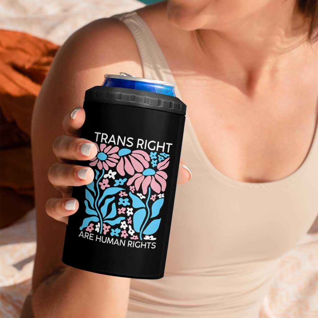 Trans Rights 4 in 1 Can Cooler Tumbler Protect Trans Social Justice LGBT - Wonder Print Shop