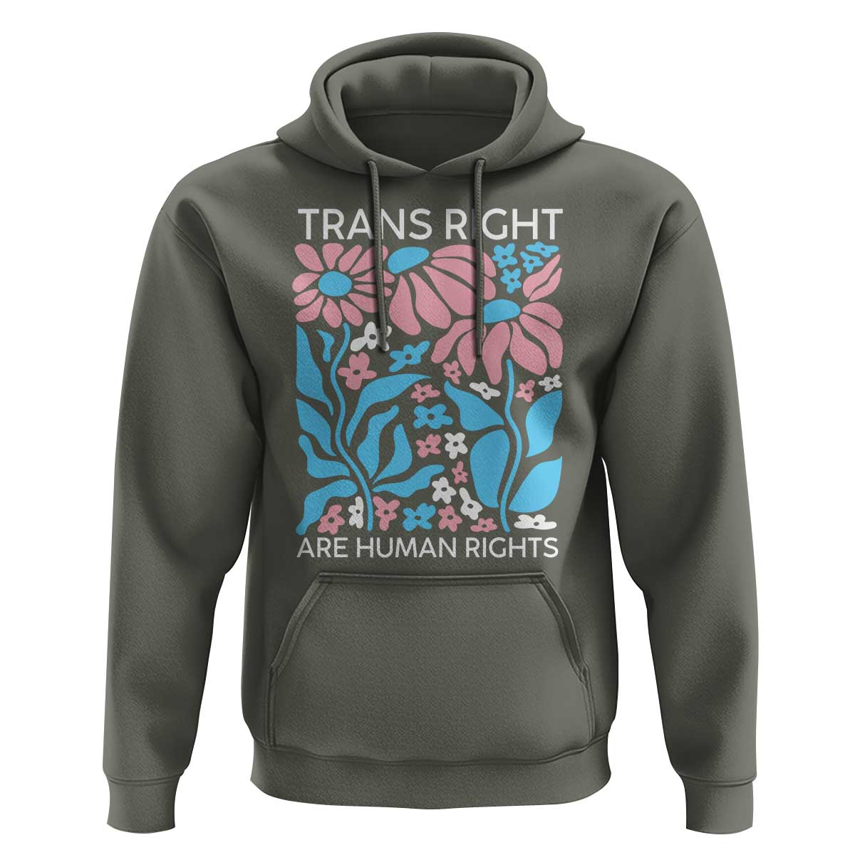 Trans Rights Hoodie Protect Trans Social Justice LGBT - Wonder Print Shop
