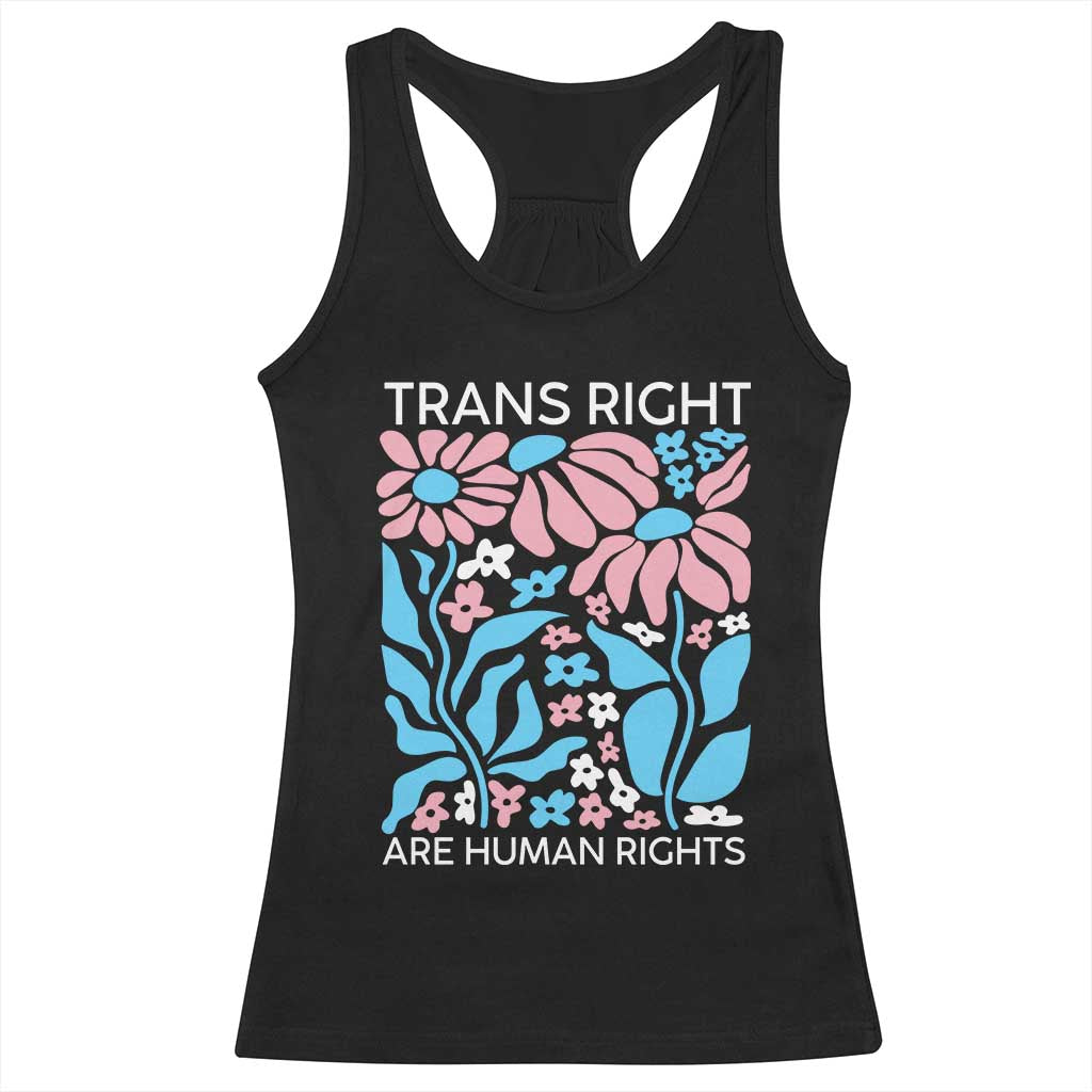 Trans Rights Racerback Tank Top Protect Trans Social Justice LGBT - Wonder Print Shop