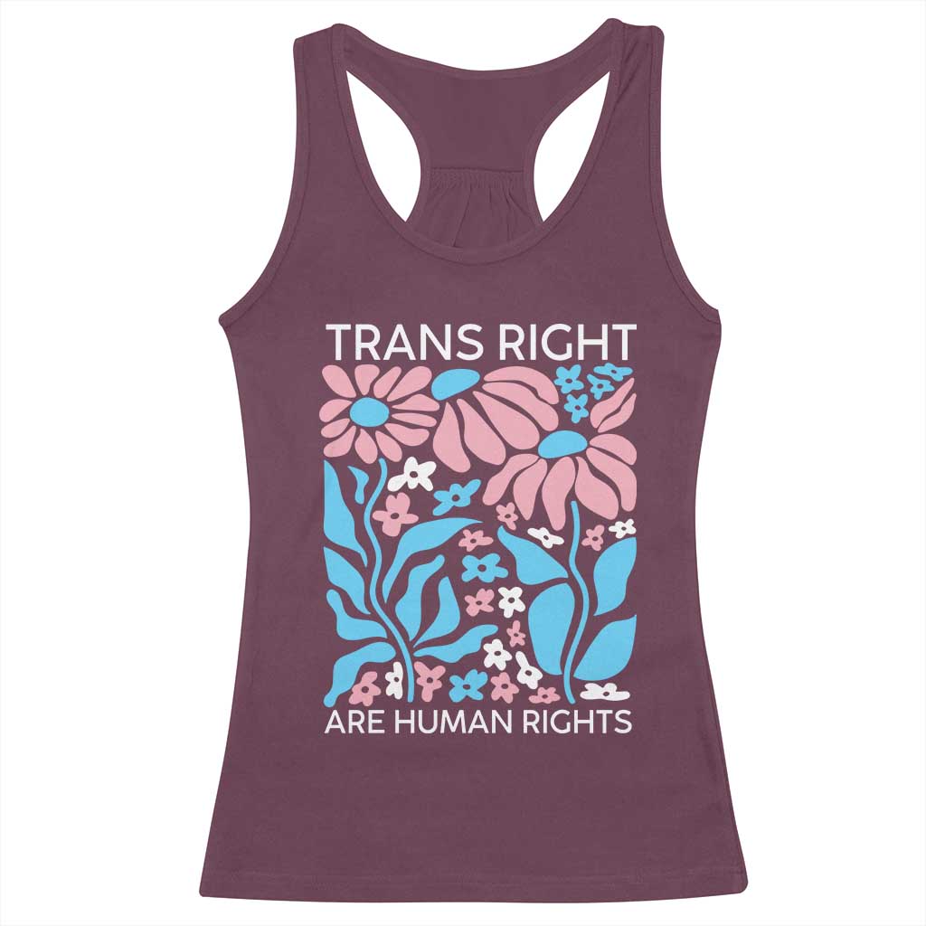 Trans Rights Racerback Tank Top Protect Trans Social Justice LGBT - Wonder Print Shop