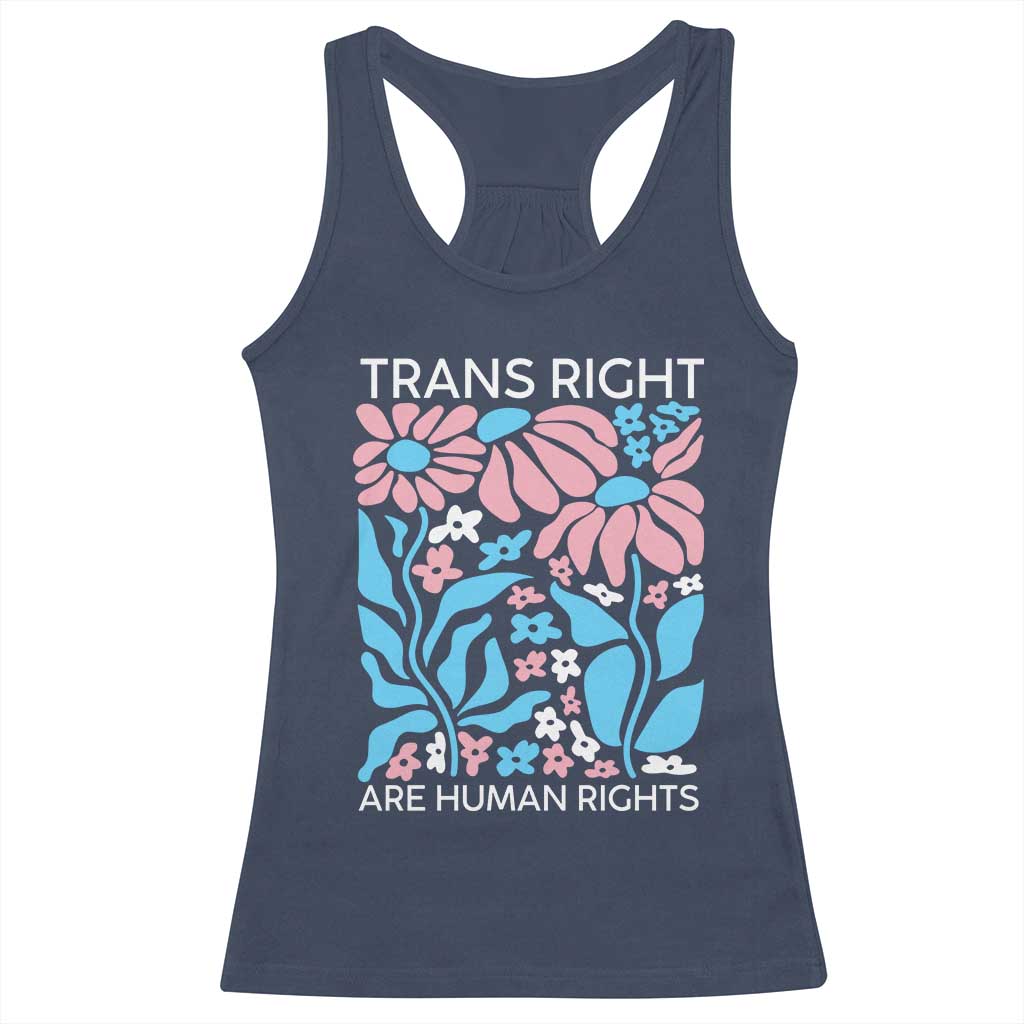 Trans Rights Racerback Tank Top Protect Trans Social Justice LGBT - Wonder Print Shop