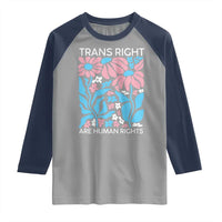Trans Rights Raglan Shirt Protect Trans Social Justice LGBT - Wonder Print Shop