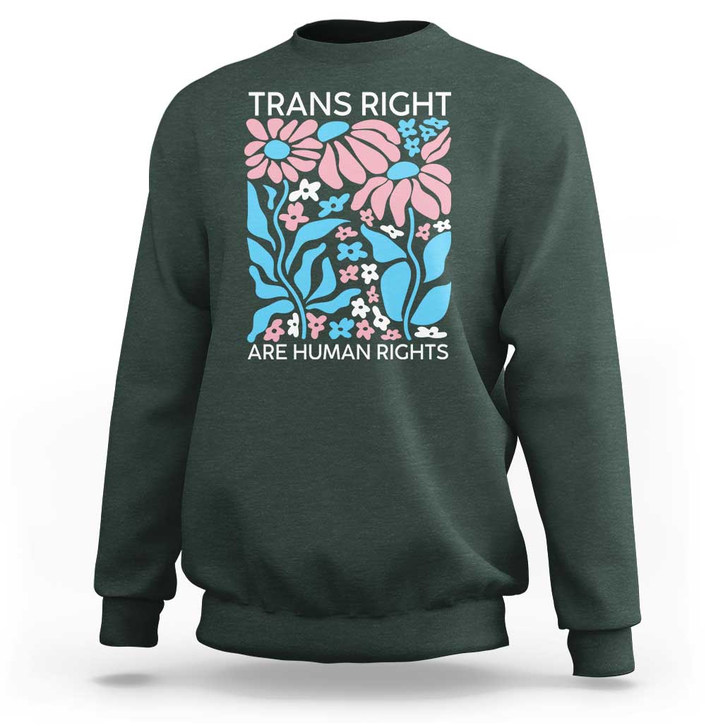 Trans Rights Sweatshirt Protect Trans Social Justice LGBT - Wonder Print Shop