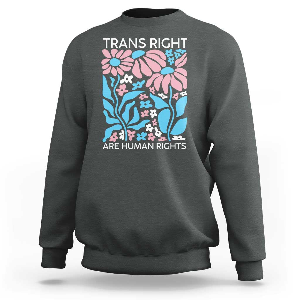 Trans Rights Sweatshirt Protect Trans Social Justice LGBT - Wonder Print Shop