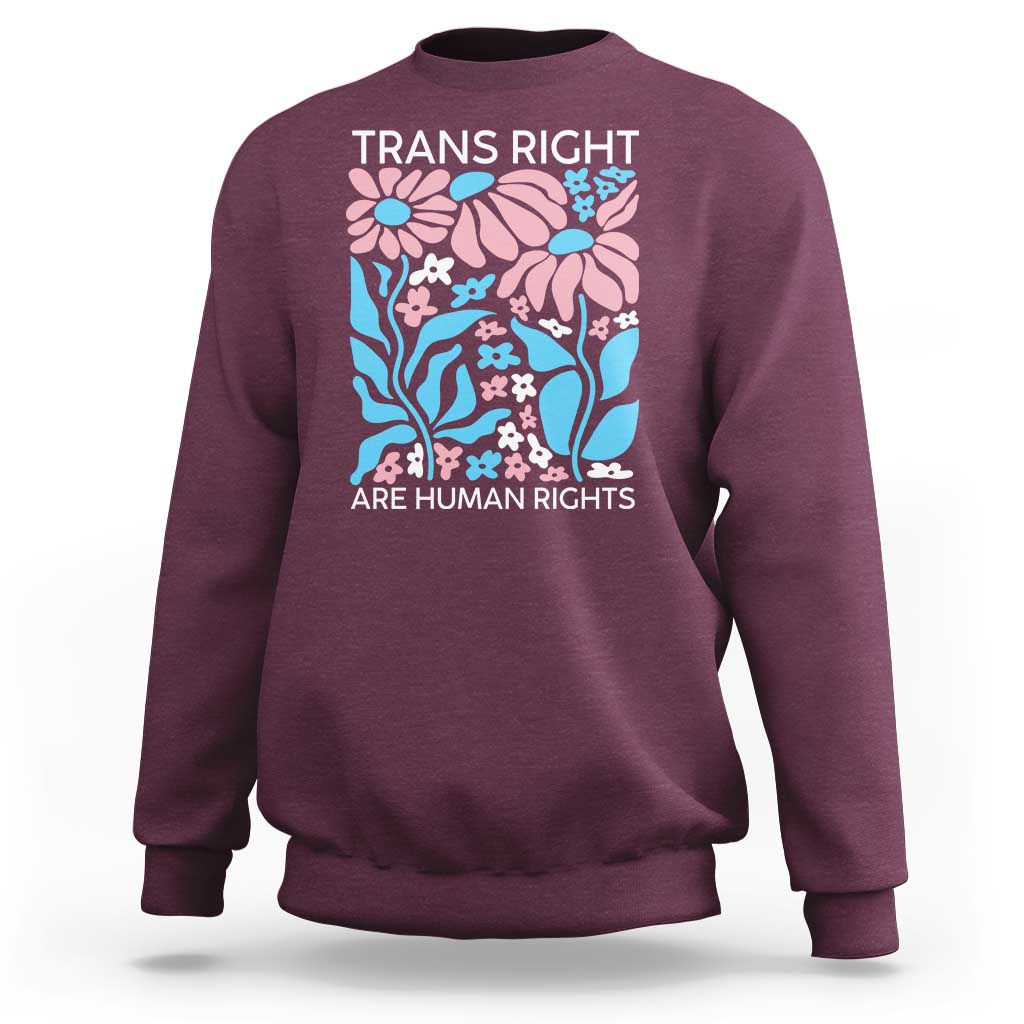 Trans Rights Sweatshirt Protect Trans Social Justice LGBT - Wonder Print Shop