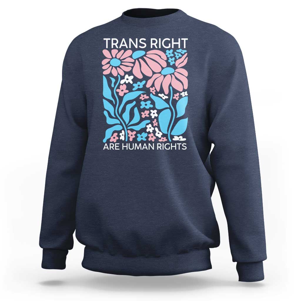 Trans Rights Sweatshirt Protect Trans Social Justice LGBT - Wonder Print Shop