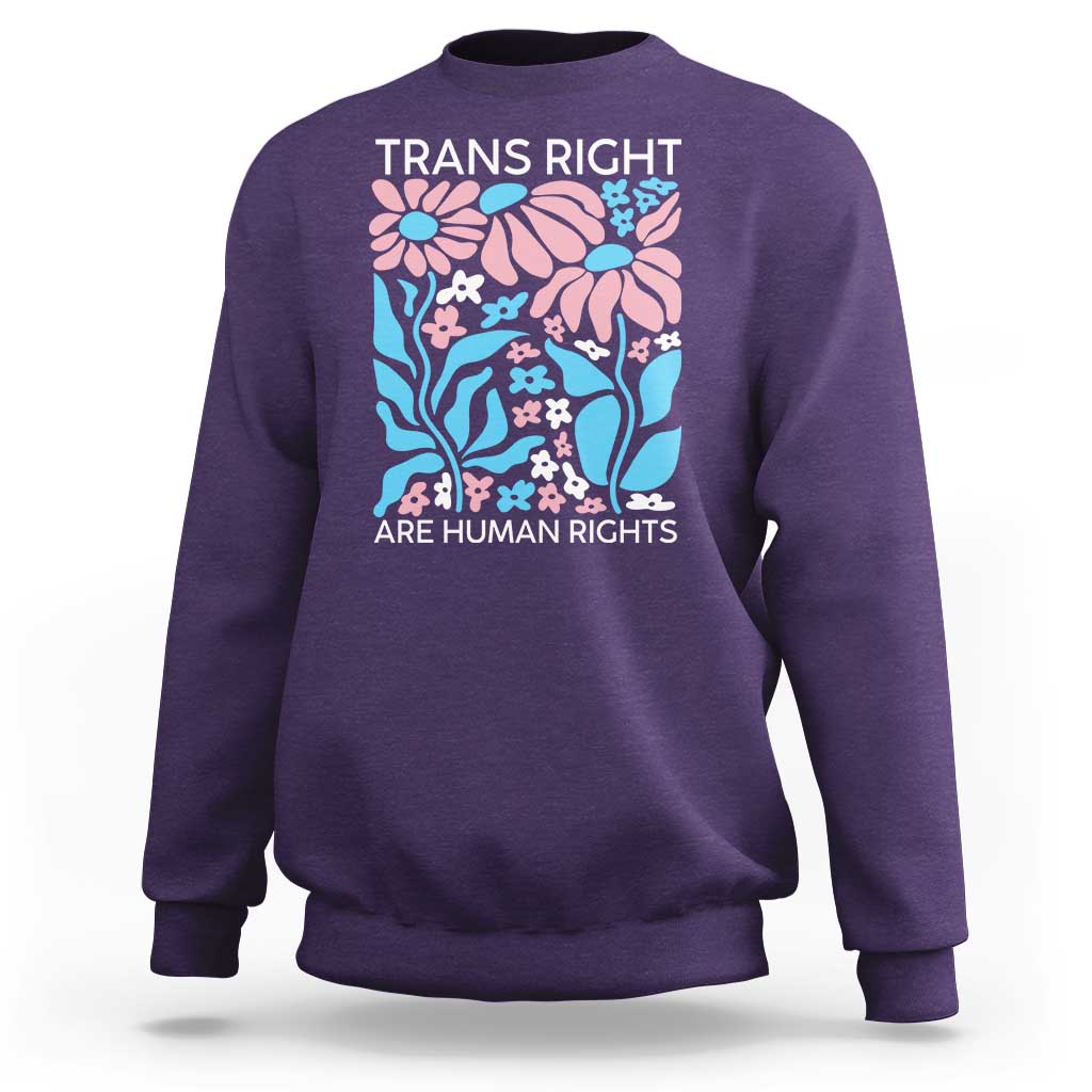Trans Rights Sweatshirt Protect Trans Social Justice LGBT - Wonder Print Shop
