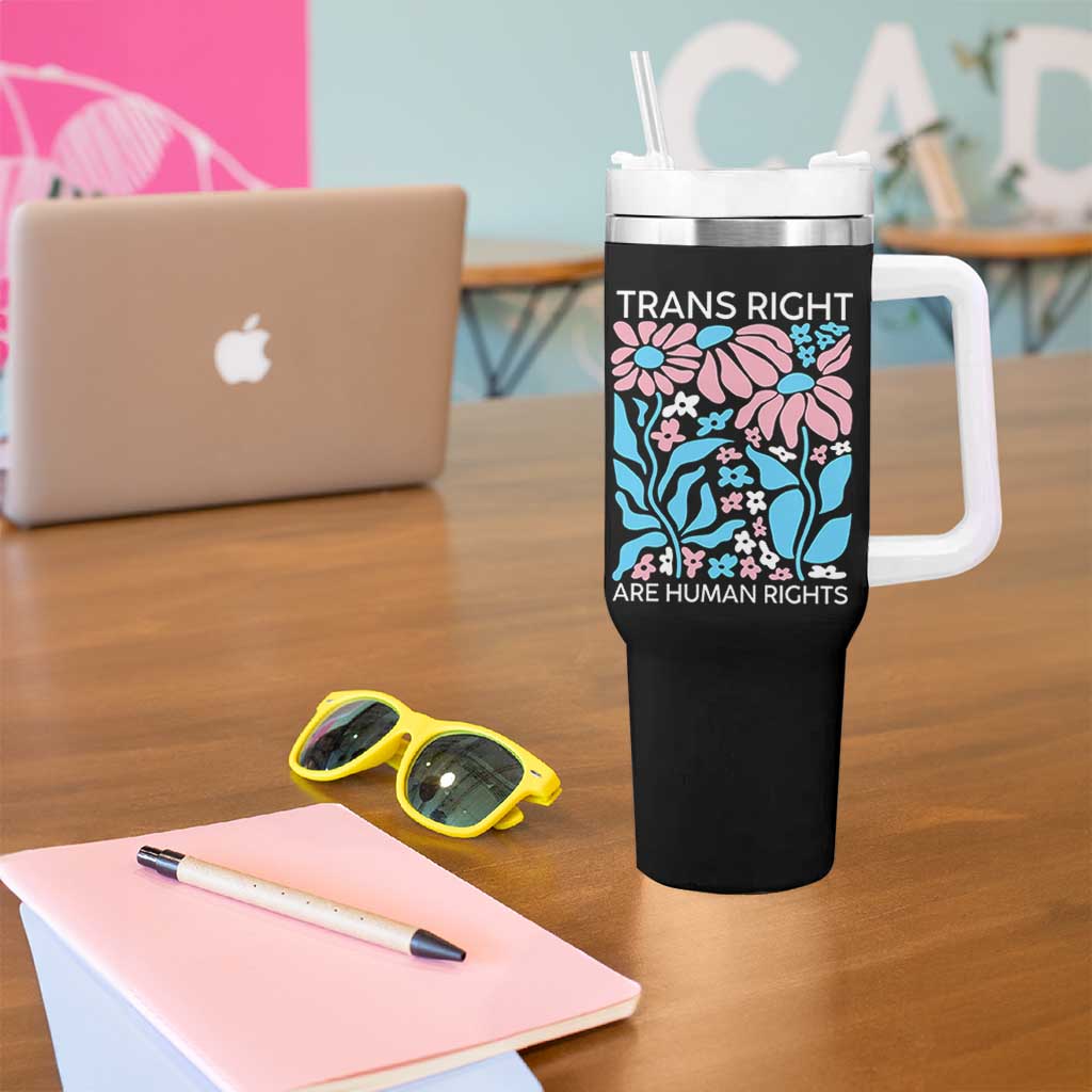 Trans Rights Tumbler With Handle Protect Trans Social Justice LGBT - Wonder Print Shop