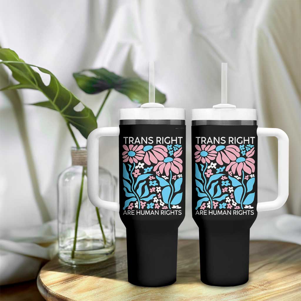 Trans Rights Tumbler With Handle Protect Trans Social Justice LGBT - Wonder Print Shop