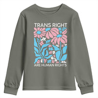 Trans Rights Youth Sweatshirt Protect Trans Social Justice LGBT - Wonder Print Shop