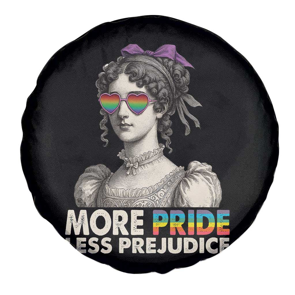 More Pride Less Prejudice Spare Tire Cover LGBTQ Proud Ally Pride Month - Wonder Print Shop
