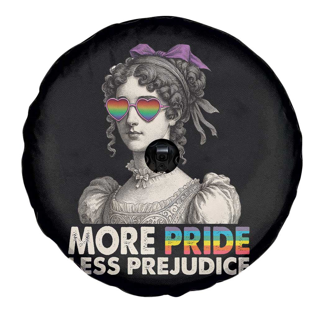 More Pride Less Prejudice Spare Tire Cover LGBTQ Proud Ally Pride Month - Wonder Print Shop