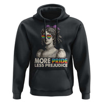 More Pride Less Prejudice Hoodie LGBTQ Proud Ally Pride Month - Wonder Print Shop