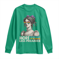 More Pride Less Prejudice Long Sleeve Shirt LGBTQ Proud Ally Pride Month - Wonder Print Shop